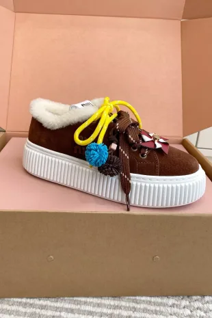 Miu Miu Suede and shearling